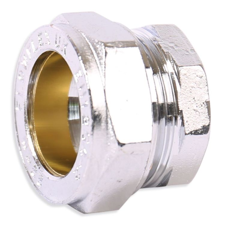 P923CP Image - Chrome Plated Compression Stop End