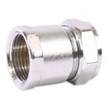 P903CP Image - Chrome Plated Compression Female Adaptor