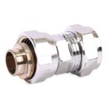 P903SFCP Image - Chrome Plated Compression Straight Swivel Tap Connector